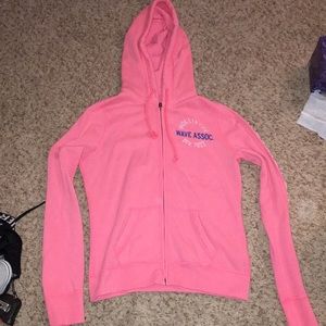 hot pink hollister zip up!